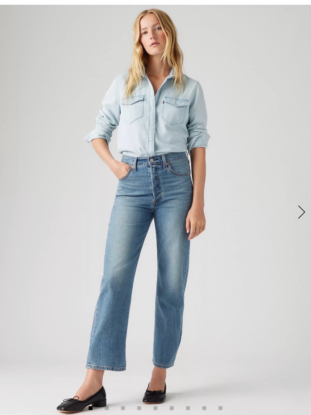 Levi's Light Blue Women's Straight-Leg Jeans